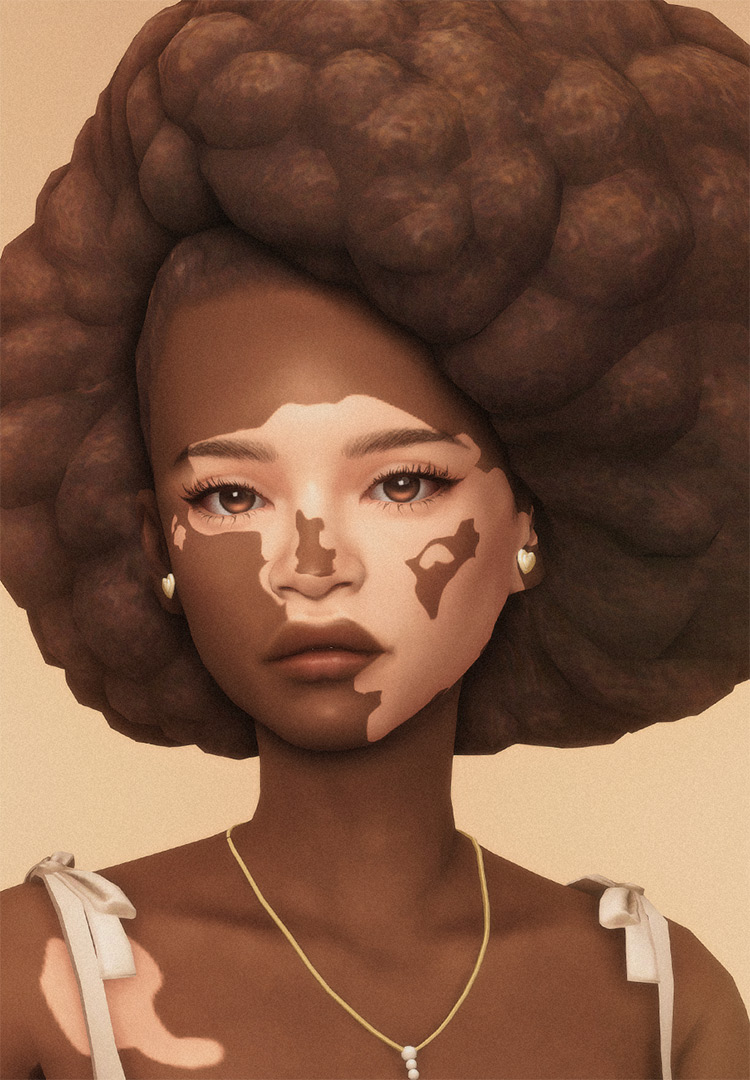 Sims Maxis Match Afro Hair Cc Fandomspot Parkerspot