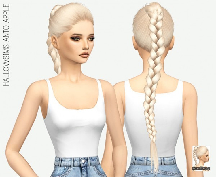 Cutest Braided Hair Cc For The Sims 4 All Free Fandomspot Hot Sex Picture