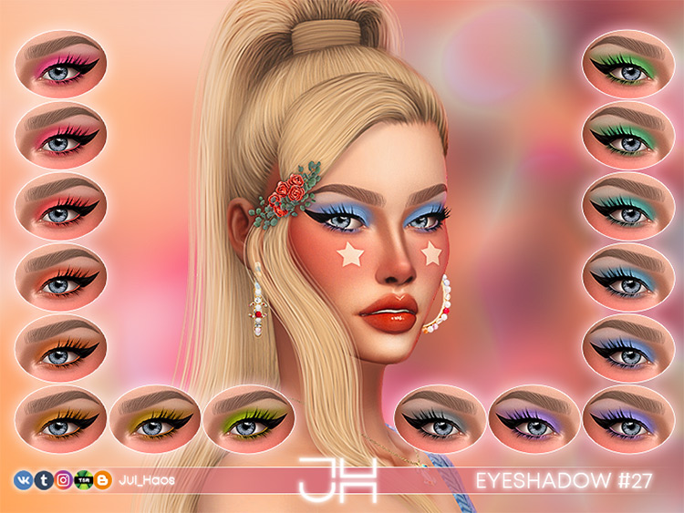 The Sims 4  Best Eyeshadow CC To Try Out  All Free    FandomSpot - 58