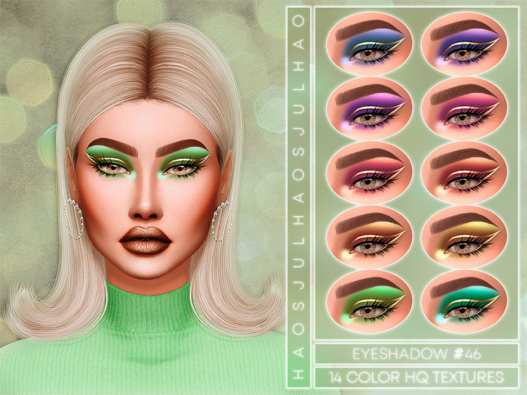 The Sims 4  Best Eyeshadow CC To Try Out  All Free    FandomSpot - 46