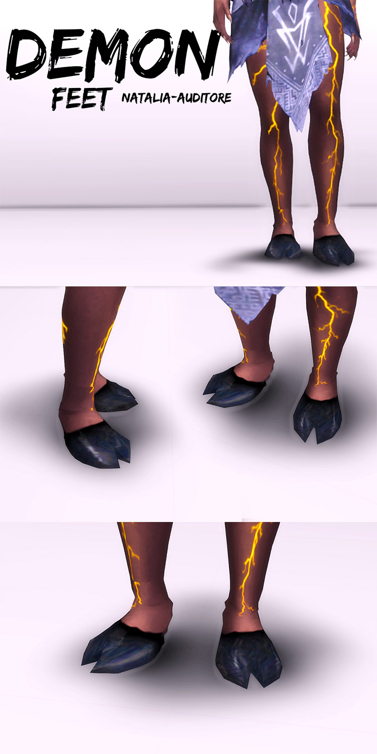 Demon Feet Sims 4 CC