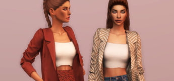 Cute girls jackets CC - The Sims 4