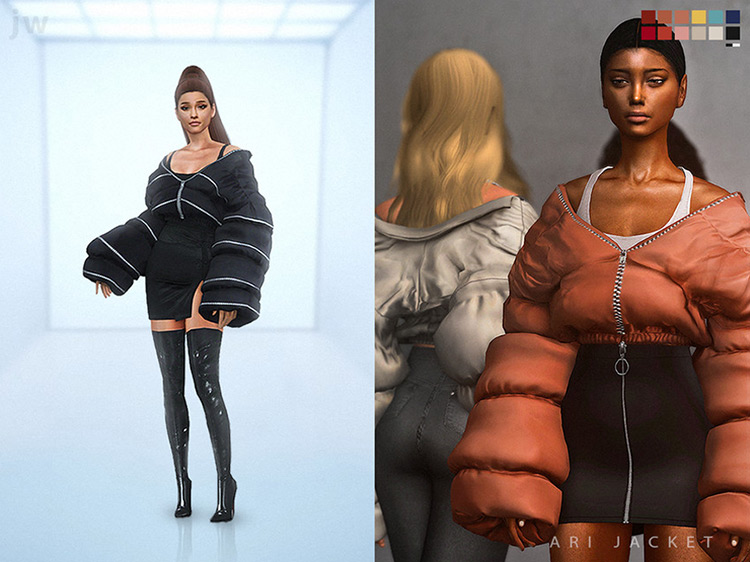 Sims 4 Jackets   Coats CC  For Guys   Girls    FandomSpot - 29