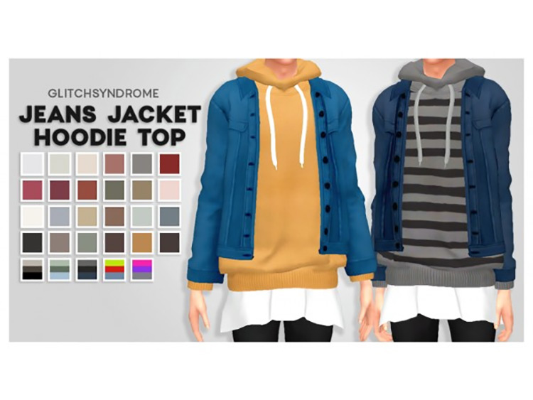 Sims 4 Jackets   Coats CC  For Guys   Girls    FandomSpot - 97