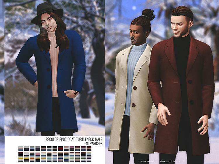 Sims 4 Jackets   Coats CC  For Guys   Girls    FandomSpot - 6