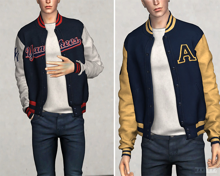 Sims 4 Jackets   Coats CC  For Guys   Girls    FandomSpot - 82