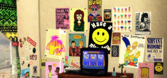 Wall Posters from the 1990s - Sims 4 CC