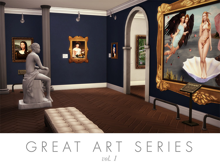 Sims 4 Wall Decor CC   Custom Paintings Mods  All Free    FandomSpot - 18