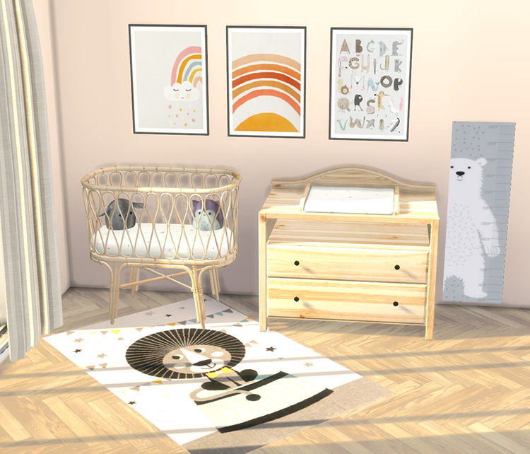 Sims 4 Changing Table CC For Babies   Toddlers   FandomSpot - 44