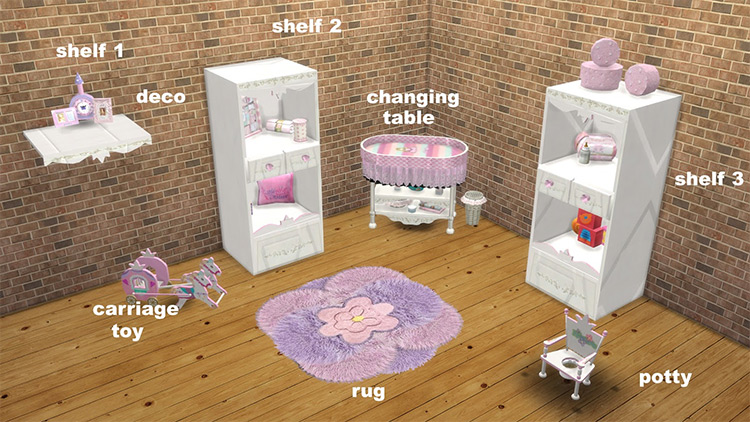 Sims 4 Changing Table CC For Babies   Toddlers   FandomSpot - 12