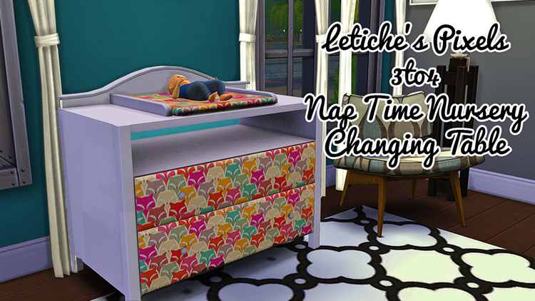 Sims 4 Changing Table CC For Babies   Toddlers   FandomSpot - 40