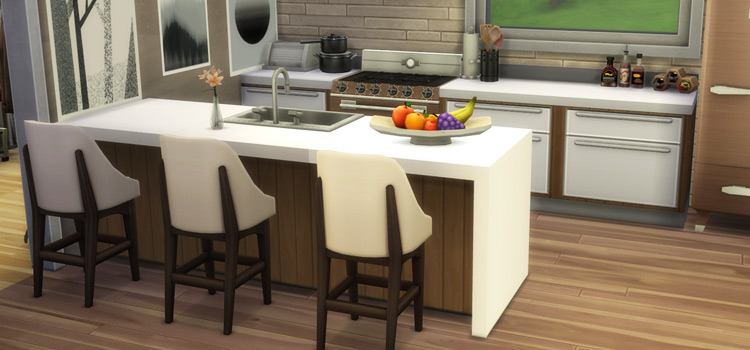 Sims 4 Counters Cc Mods For Kitchen, Real Wood Kitchen Island Cartoon