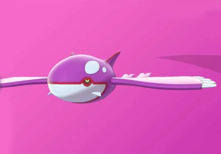 Pink-Colored Shiny Kyogre