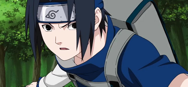 Sasuke with fake sleeves outfit - Naruto screenshot