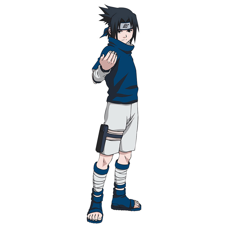 Sasuke with the Fake Sleeves from Naruto anime