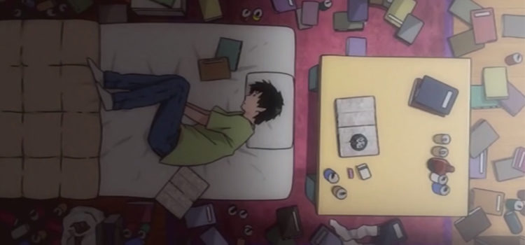 Depressed in Bed - Welcome to NHK Screenshot