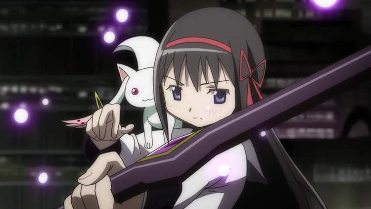 Homura Akemi in Puella Magi Madoka Magica