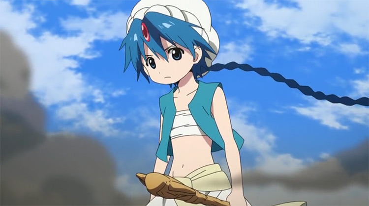 Aladdin from Magi: The Labyrinth of Magic anime