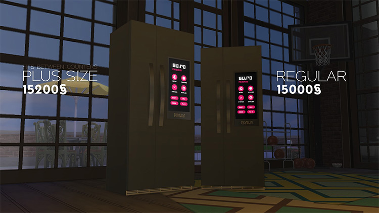 H&B Portal – Expensive Refrigerator by littledica for Sims 4