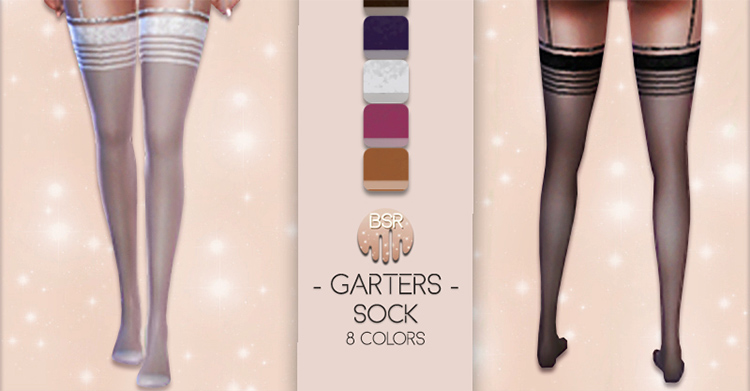 Garters [Socks] BD04 by busra-tr for Sims 4