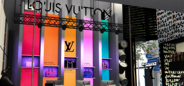 Louis Vuitton Store - Sims 4 CC