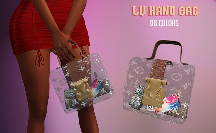 LV Handbag Sims 4 CC screenshot
