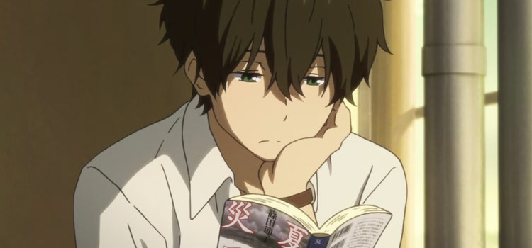 Houtarou Oreki introvert anime screenshot