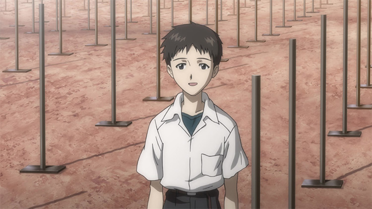 Shinji Ikari from Neon Genesis Evangelion anime