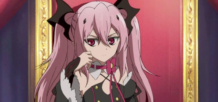 Krul Tepes anime girl on throne