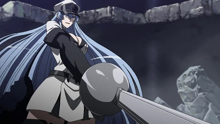 Esdeath in Akame ga Kill anime