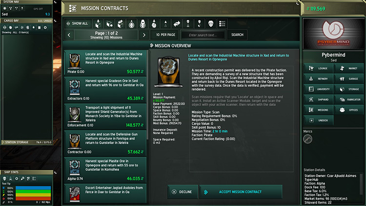 Higher Mission Rewards Astrox Imperium mod