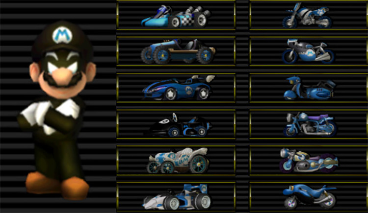 mario kart wii mods custom characters