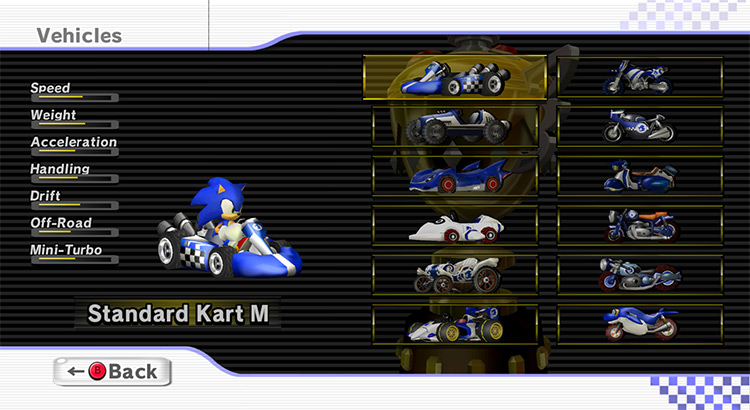 Sonic MKW mod screenshot