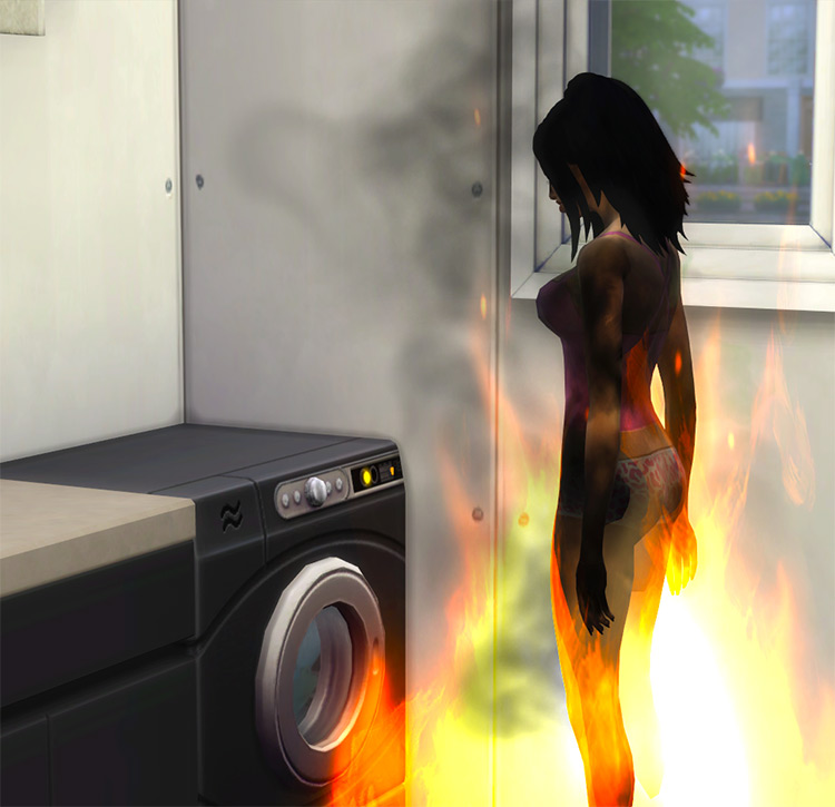 mod that disables random fires sims 4