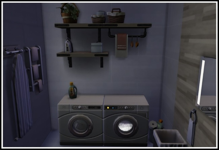 Small Laundry Overhaul by LittleMsSam TS4 CC