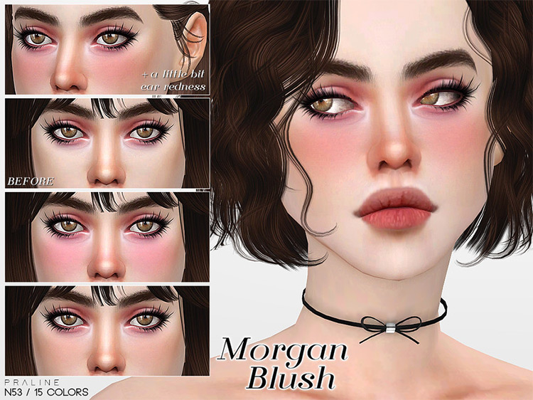 Best Sims 4 Nose   Face Blush CC   FandomSpot - 79