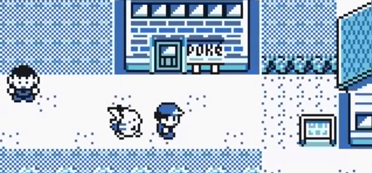 Pokemon Yellow Version GBC - Cerulean City Screenshot