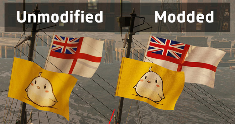 High Resolution Flags World of Warships mod
