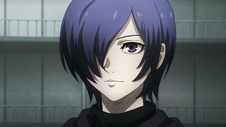 Touka Kirishima dans l’anime Tokyo Ghoul