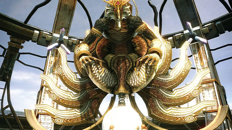Dahaka boss in Final Fantasy 13