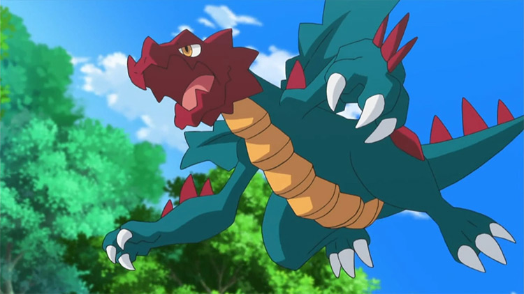 Druddigon Pokemon anime screenshot