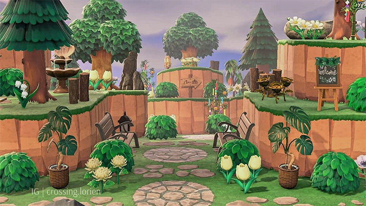 25 Entrance Designs   Ideas For Animal Crossing  New Horizons   FandomSpot - 93