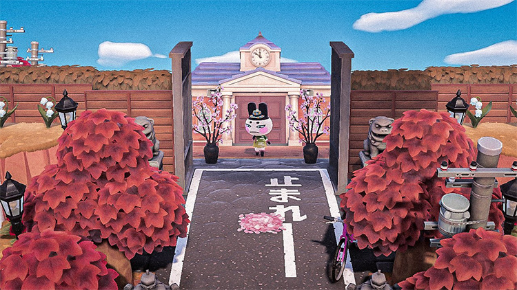 25 Entrance Designs   Ideas For Animal Crossing  New Horizons   FandomSpot - 22