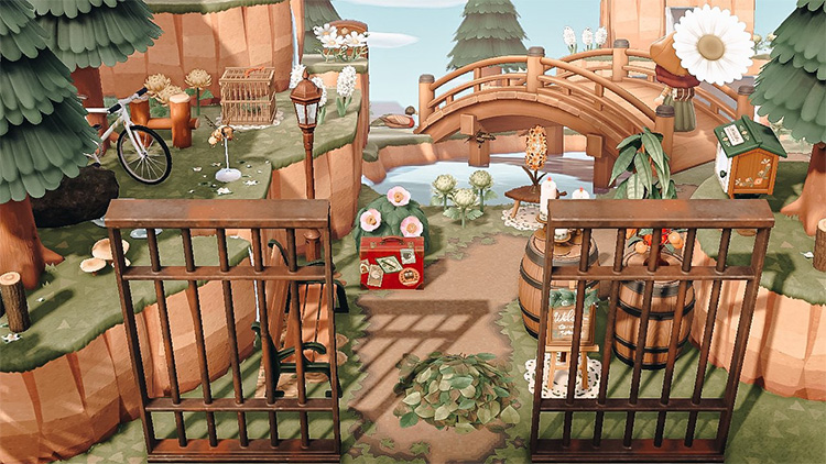 Cottagecore Entry Area for Animal Crossing: New Horizons