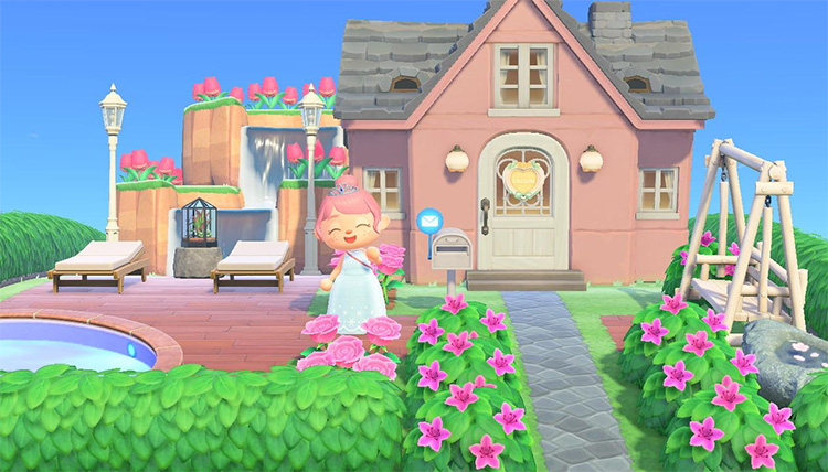 Animal Crossing  New Horizons Yard Ideas  For Your House   Villager Houses    FandomSpot - 17