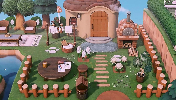 Animal Crossing  New Horizons Yard Ideas  For Your House   Villager Houses    FandomSpot - 7