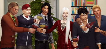 Sims 4 - New Years Party Poses Screenshot