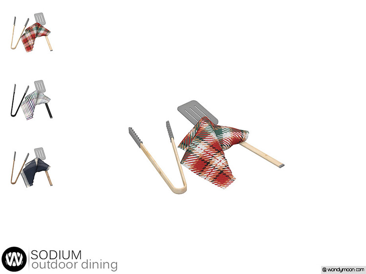 BBQ Cooking utensils CC for TS4