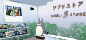 Studio Ghibli Store re-created in The Sims 4