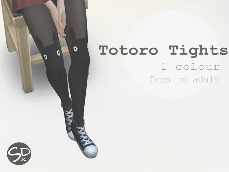 Totoro Tights CC for The Sims 4